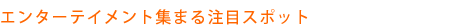 �G���^�[�e�C�����g�W�܂钍�ڃX�|�b�g