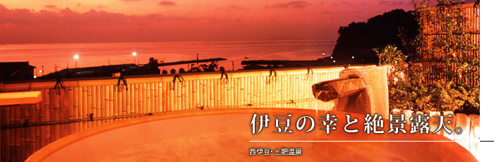 伊豆の幸と絶景露天。